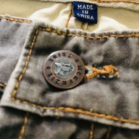 MCKENZIE TRIBE Jeans Twill Pants Grayish Brown - Picture 3 of 5
